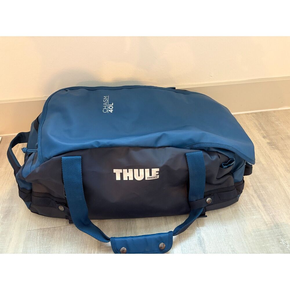 Thule 40L Bag Chasm Duffel Waterproof Blue and Black